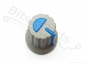 Knop Pointer Mengpaneel-stijl Grijs/Blauw